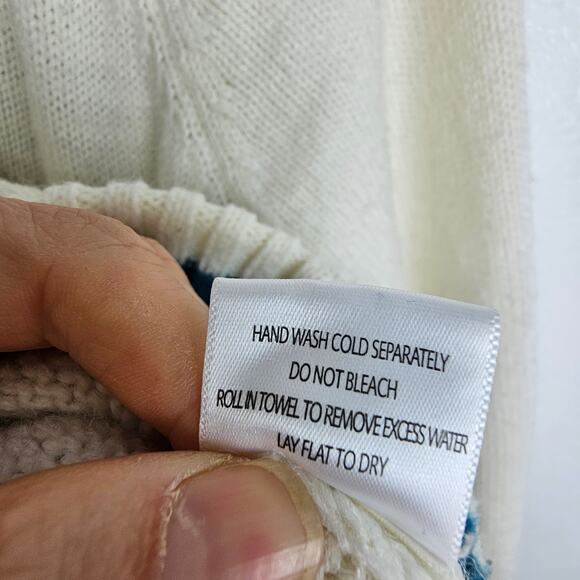 Modcloth Sweater Cardigan Just The Fortuitous Embroidered Dragon Sz L Statement - Picture 9 of 11